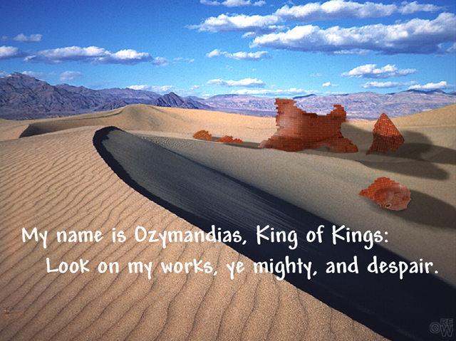 Shelly Ozymandias quote
