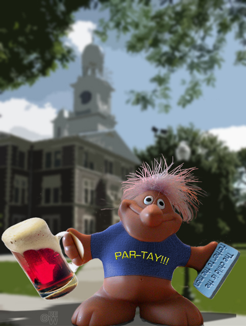Nebbish as Frat-Rat
